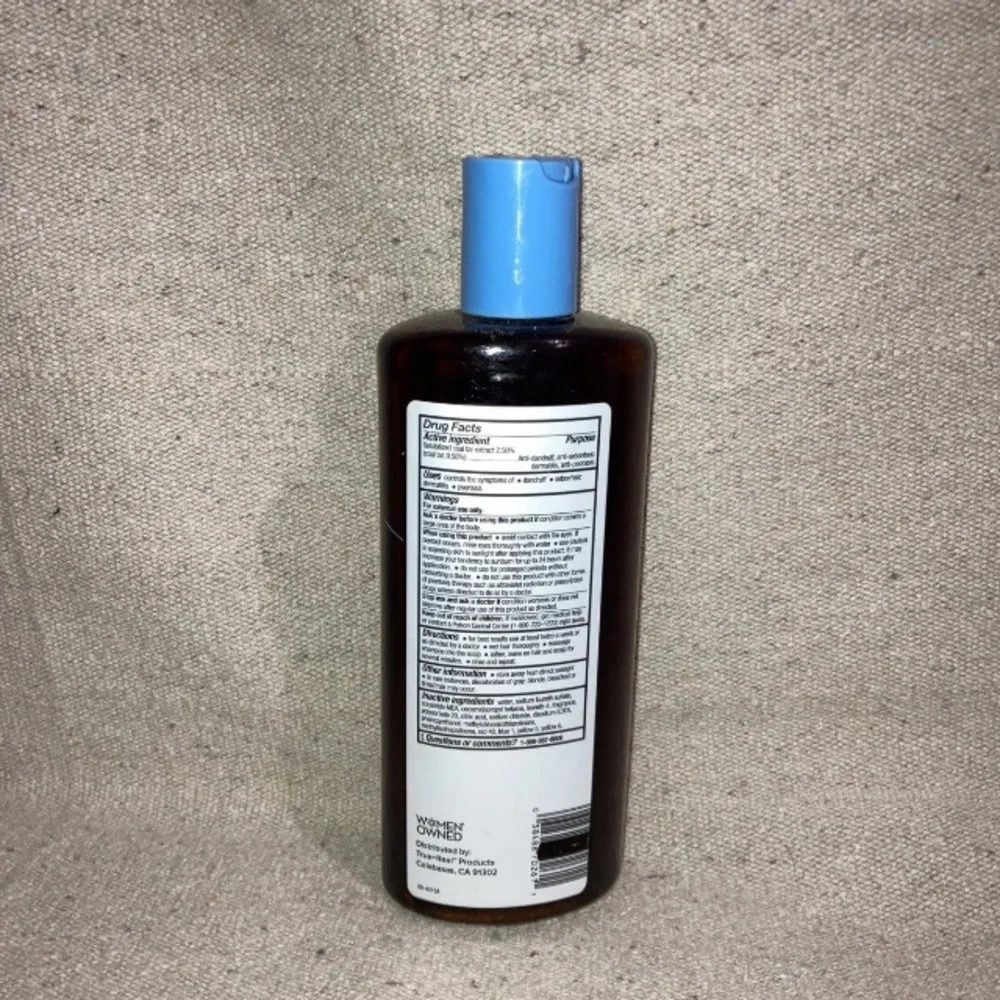 True +Real Therapeutic Coal Tar Shampoo 16oz 0.5% Anti-Dandruff Formula 16oz
